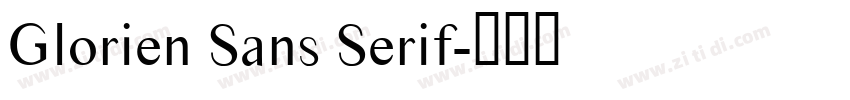 Glorien Sans Serif字体转换